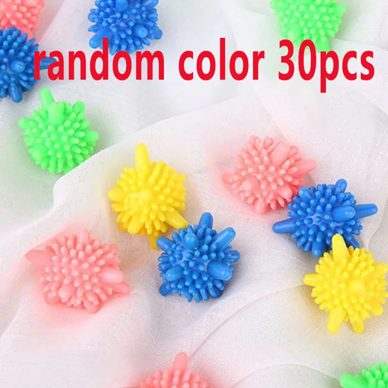 5-30Pc Random Color Decontamination Laundry Ball Anti-Tangle Hair Lint Remover Washing Machine Cleaning Ball Household Supplies