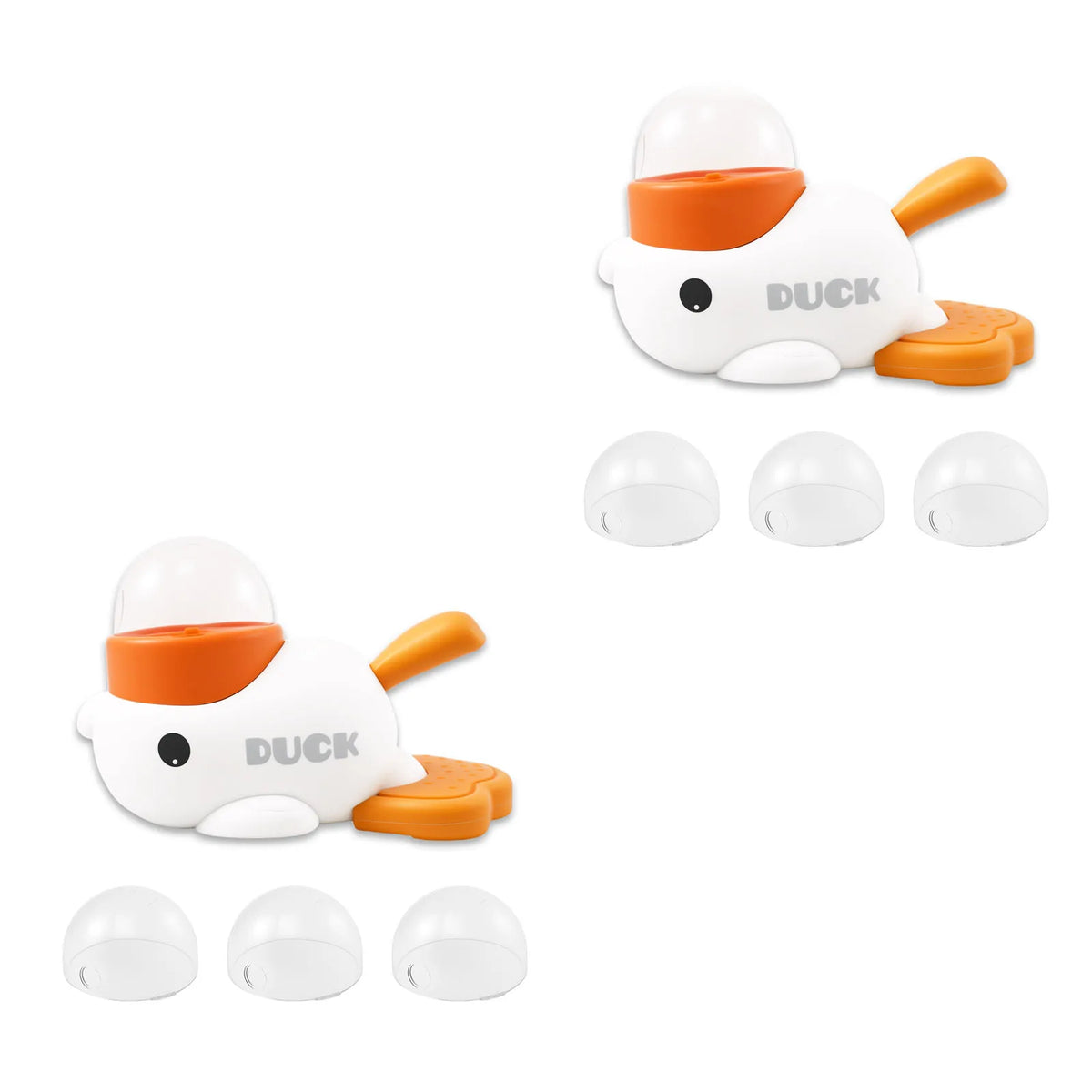 Comedero Lento Interactivo para Perros con Forma de Pato, Lavable, Juguete Dispensador Automático de Comida para Mascotas con 3 Tamaños de Salida de Alimentos