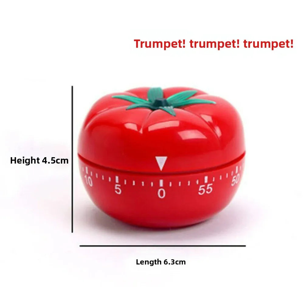 Mechanical Timer Large&Small Sizes - Visual Countdown Timer for Baking Cooking Tomato&Daily Reminder Manual Wind-Up Alarm Clock