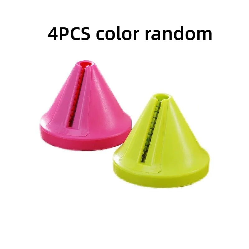 2/4 Pack Vegetable Shredder with Random Colors, Cucumber Peeler, Multifunctional Kitchen Rotary Grater, Creative Spiral Vegetable Cutter