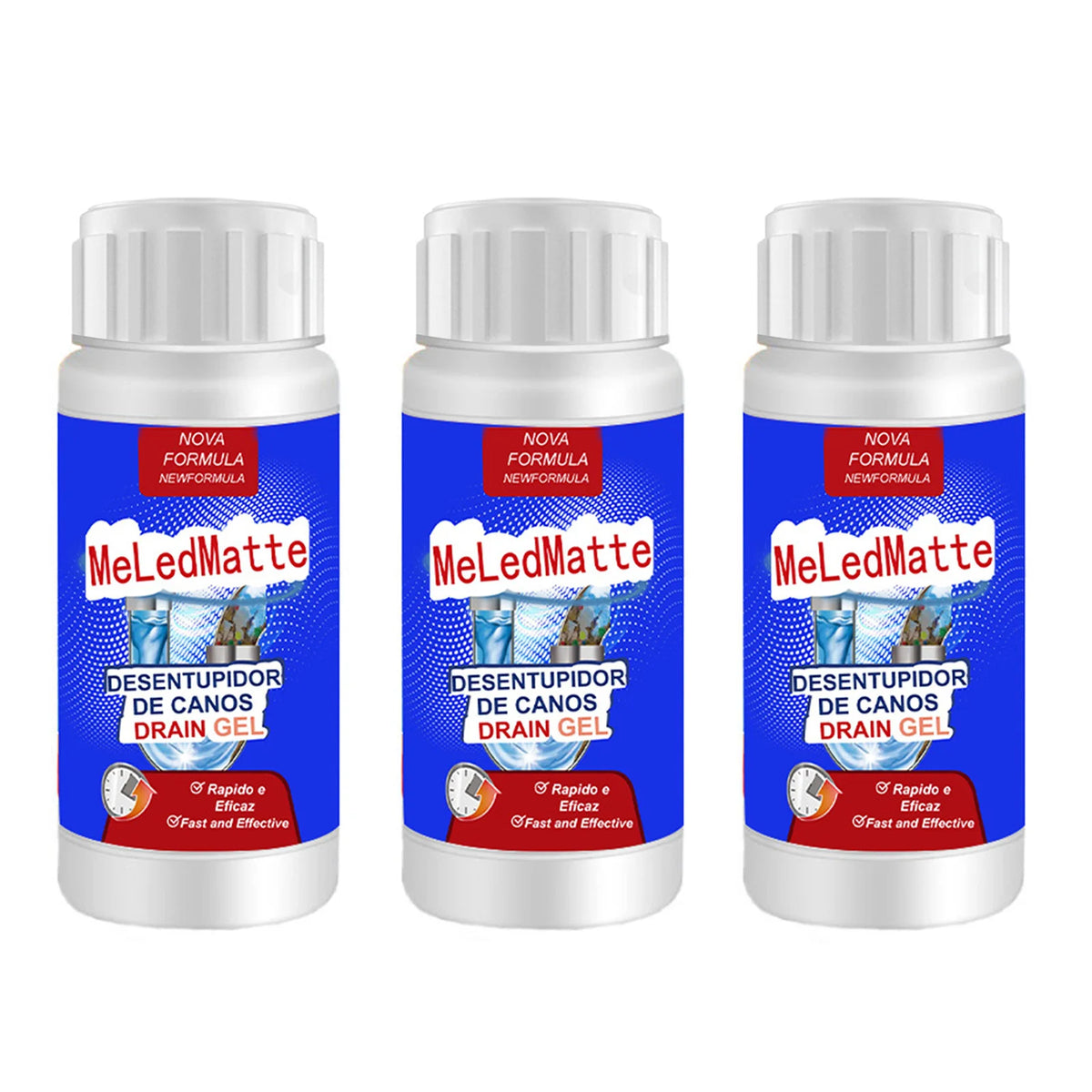 Powerful Pipe Dredging Agent Powerful Sewer Cleaner Sink Drain Cleaner Sewer Household Cleaning Tools Mild and Non-irritating