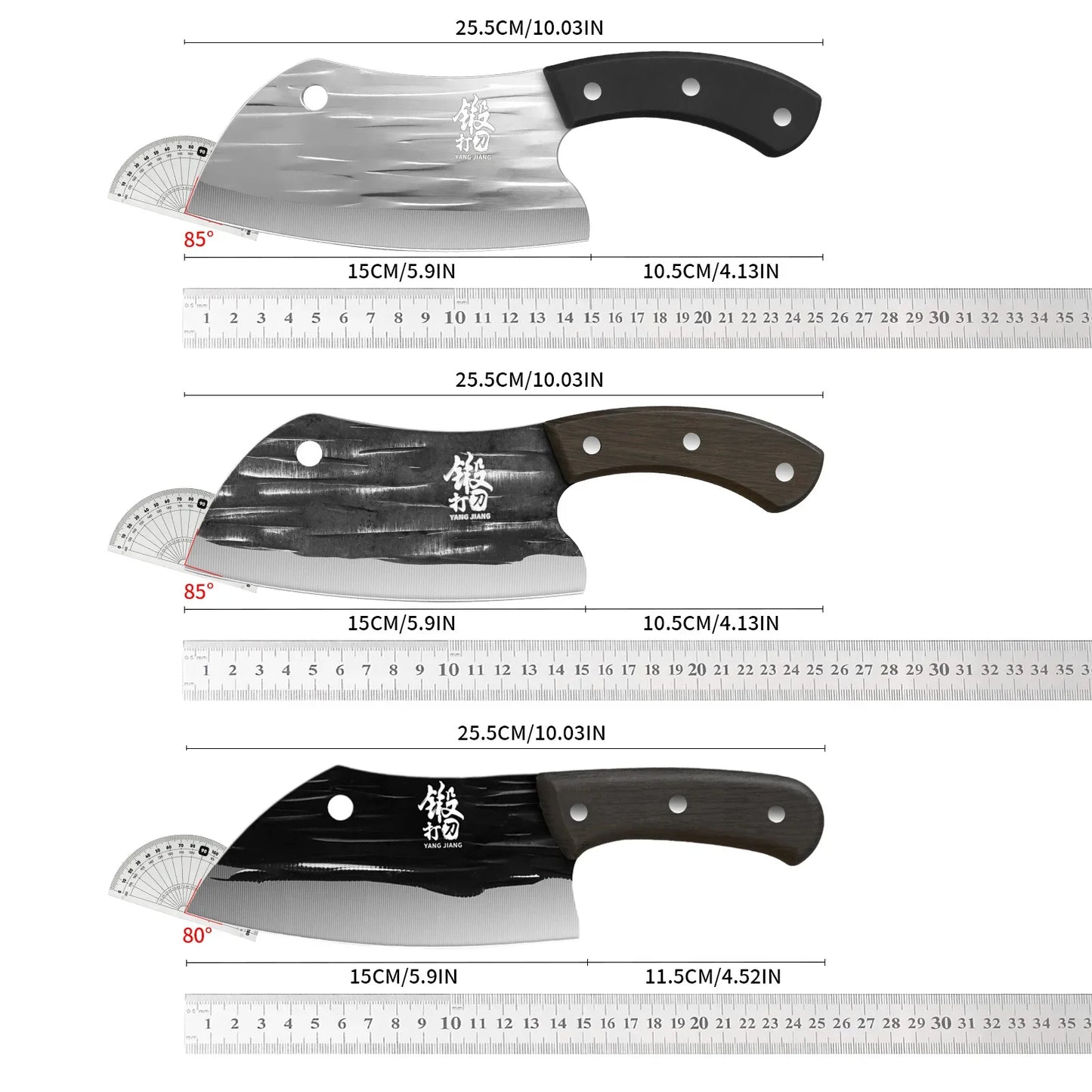 Forged sharp kitchen knife stainless steel meat slicing knife household kitchen chopping knife dual-purpose knife