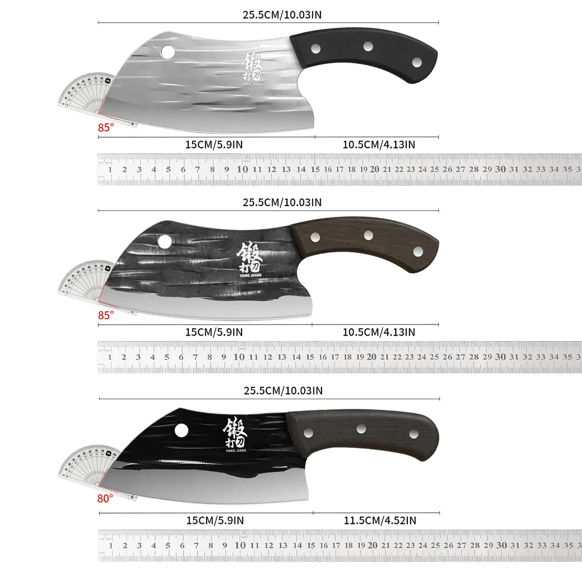 Forged sharp kitchen knife stainless steel meat slicing knife household kitchen chopping knife dual-purpose knife