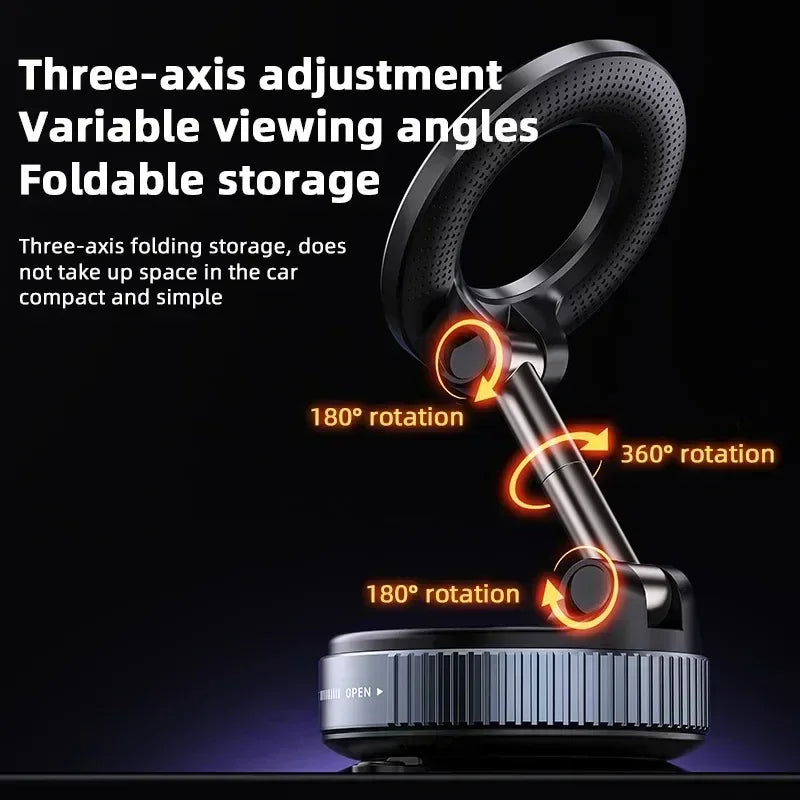 K007  Car Magnetic Holder Strong Suction Rotate 360° Navigation Vehicular Holder Foldable Universal Stand For Cell Phone