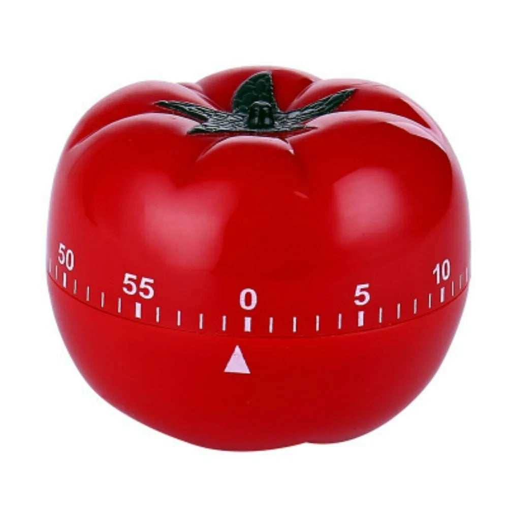 Mechanical Timer Large&Small Sizes - Visual Countdown Timer for Baking Cooking Tomato&Daily Reminder Manual Wind-Up Alarm Clock