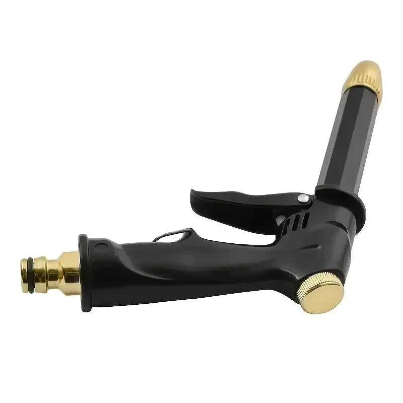 1 boquilla de manguera de agua portátil de alta presión - Pulverizador ajustable para jardín, lavado de coches y herramientas de limpieza de mascotas