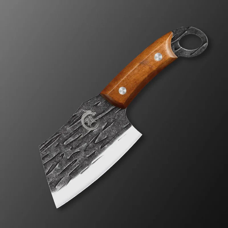 Forged sharp kitchen knife stainless steel meat slicing knife household kitchen chopping knife dual-purpose knife