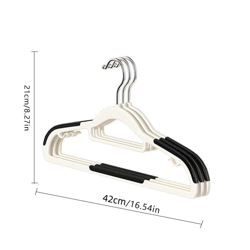 30pack (10 Velvet Hangers and 20 Clips), Heavy-duty Anti Slip Hanger for Wardrobe Organization,Various Color of Household Hanger
