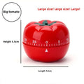 Mechanical Timer Large&Small Sizes - Visual Countdown Timer for Baking Cooking Tomato&Daily Reminder Manual Wind-Up Alarm Clock