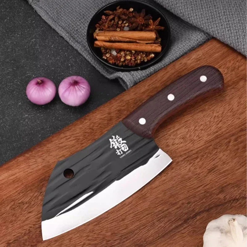 CMGF Forged Knife, Multi-Purpose Save Power Kitchen Knife, Utility Slicing Knife Home Chef Meat and Vegetable Cutting Knife
