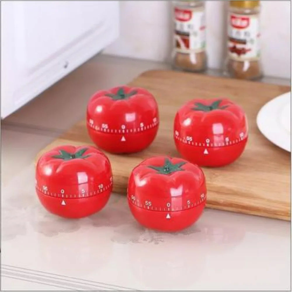 Mechanical Timer Large&Small Sizes - Visual Countdown Timer for Baking Cooking Tomato&Daily Reminder Manual Wind-Up Alarm Clock