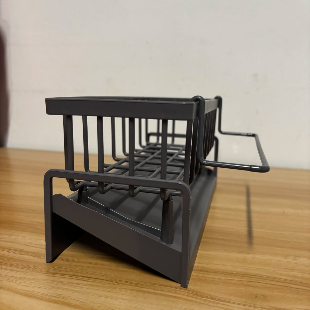 Estante de almacenamiento de especias de cocina con rejilla de drenaje, organizador de fregadero de instalación, estante montado en grifo para accesorios de cocina del hogar