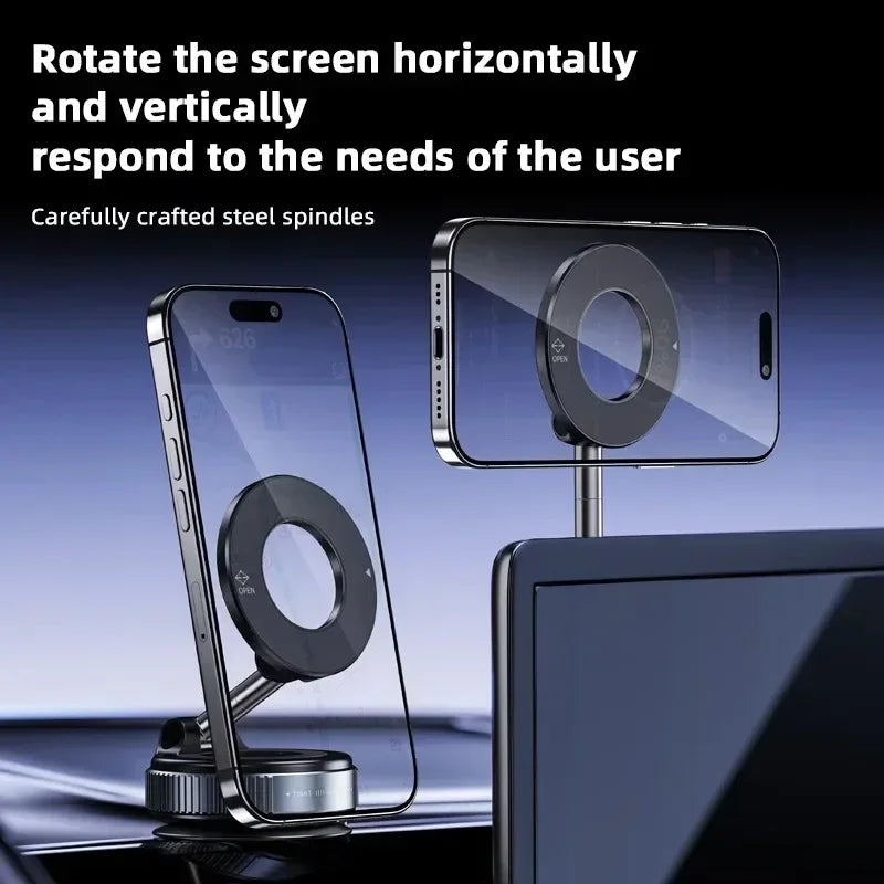 K007  Car Magnetic Holder Strong Suction Rotate 360° Navigation Vehicular Holder Foldable Universal Stand For Cell Phone
