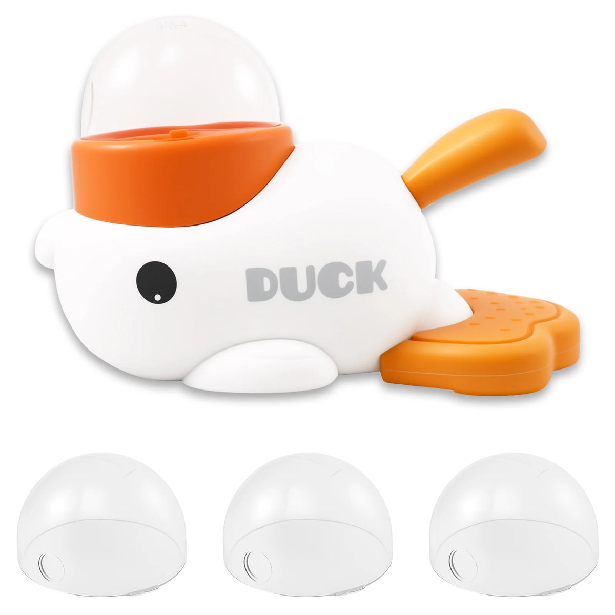Comedero Lento Interactivo para Perros con Forma de Pato, Lavable, Juguete Dispensador Automático de Comida para Mascotas con 3 Tamaños de Salida de Alimentos