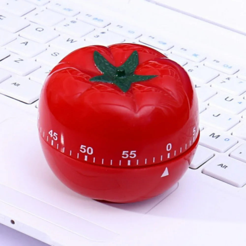 Mechanical Timer Large&Small Sizes - Visual Countdown Timer for Baking Cooking Tomato&Daily Reminder Manual Wind-Up Alarm Clock